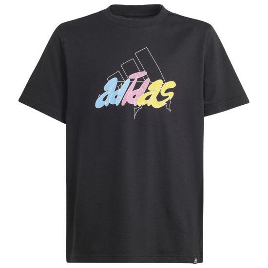 Adidas Παιδική κοντομάνικη μπλούζα GFX Illustrated Tee Adidas Παιδική κοντομάνικη μπλούζα GFX Illustrated Tee